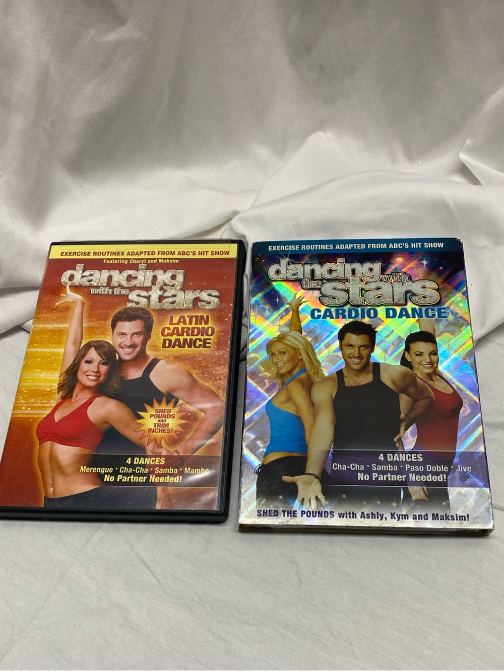 * Dancing with the stars Cardio Dance & Latin Cardio Dance DVD Set of 2 disc